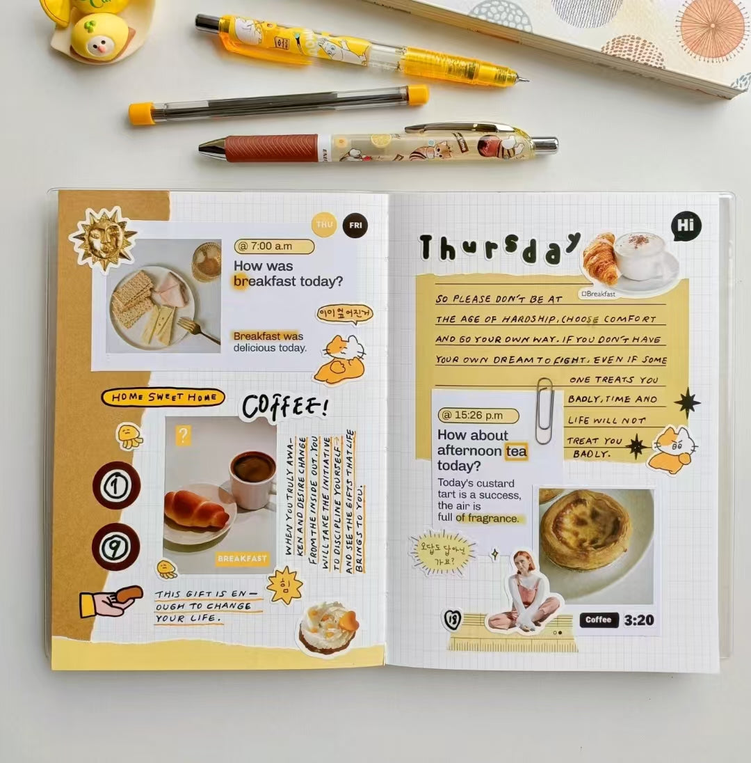 journal Sticker blind bag(Open surprise sticker, tape, paper and more for your diary,journal, collage, Scrapbook)