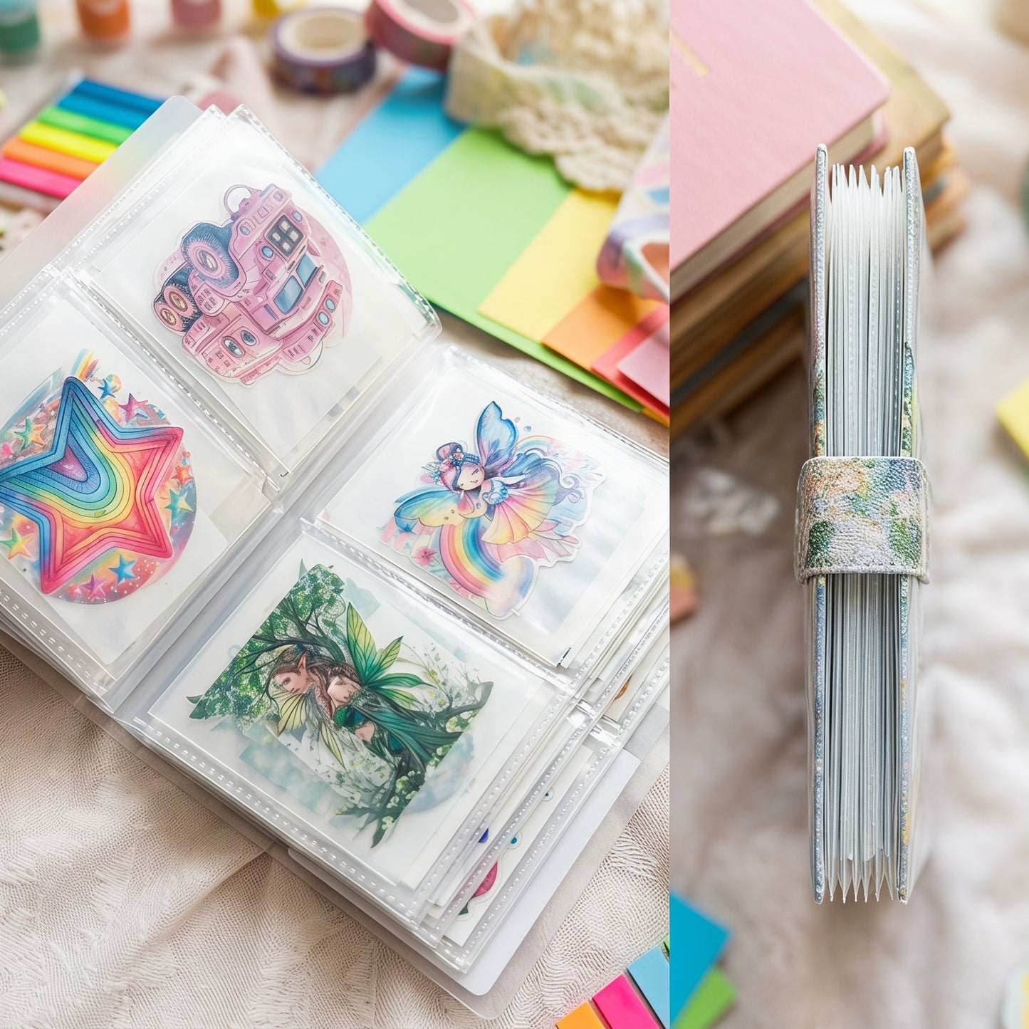 ATC embossed sticker bundle