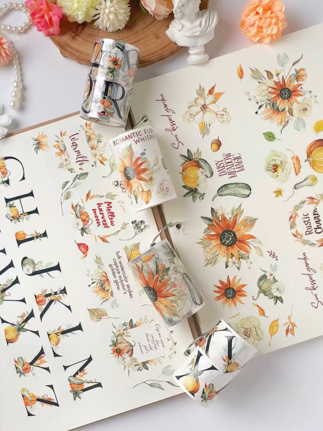 journal Sticker blind bag（Open surprise sticker, tape, paper and more for your diary,journal, collage, Scrapbook)